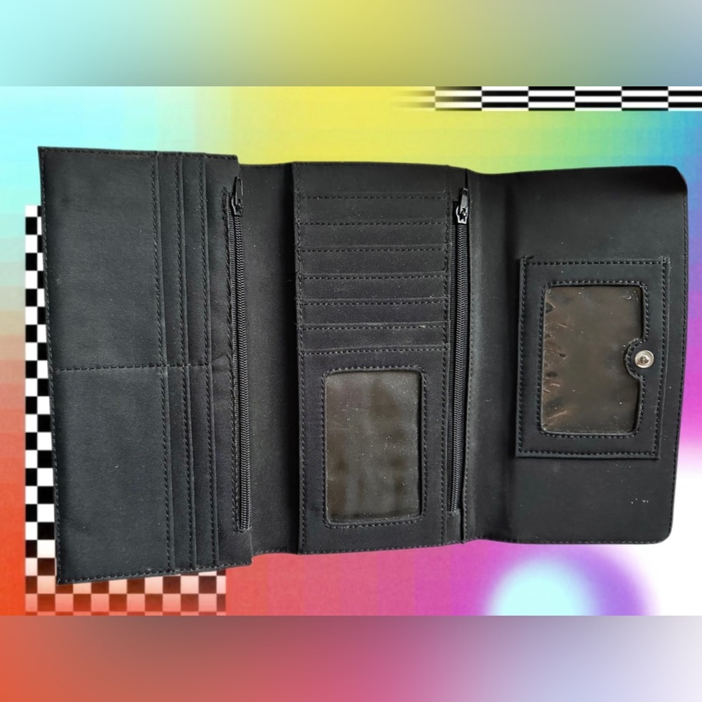 Kenneth Cole Reaction Black Leather Wallet - Picture 5 of 10